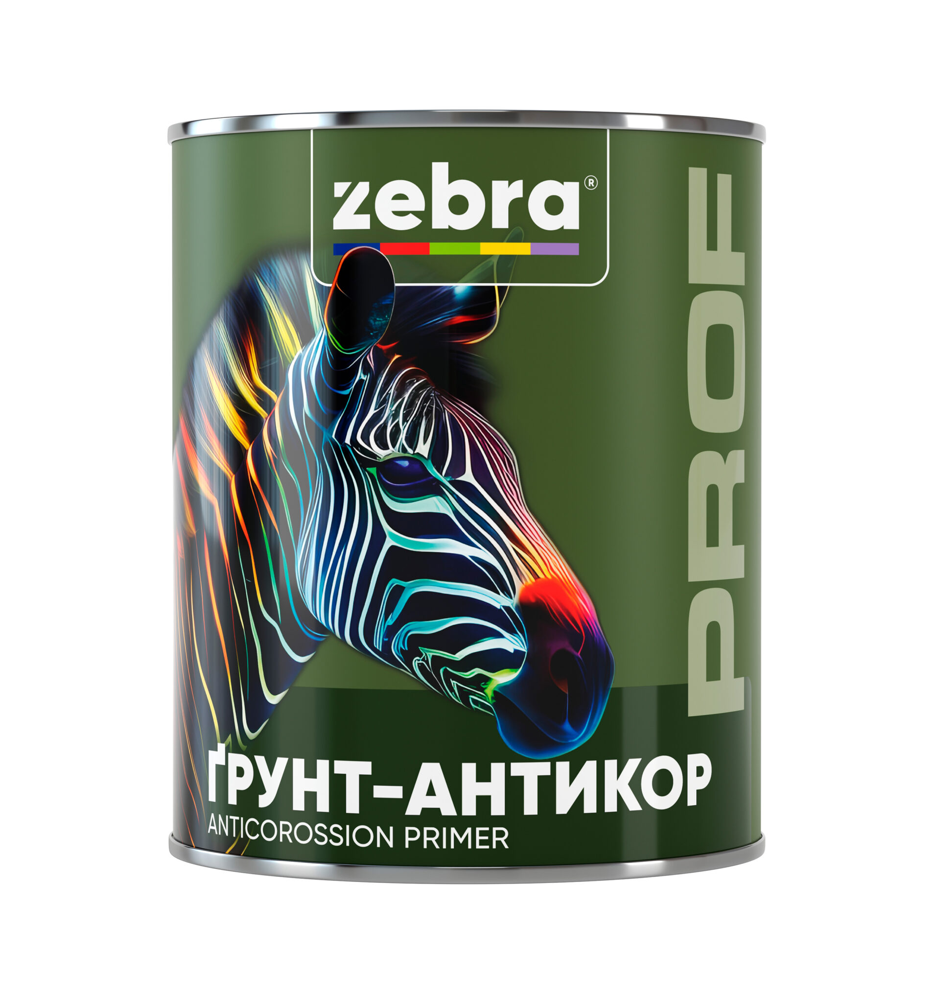 Ґрунт - Антикор 2,5 кг ZEBRA серія PROF